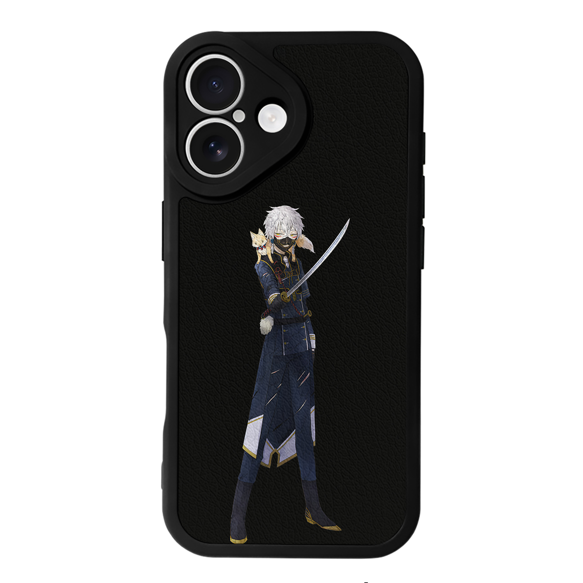 （画像用） 刀剣乱舞 Touken Ranbu 【iPhone 16シリーズ対応】シリコンスマホケース（レザー調） 材質：シリコン